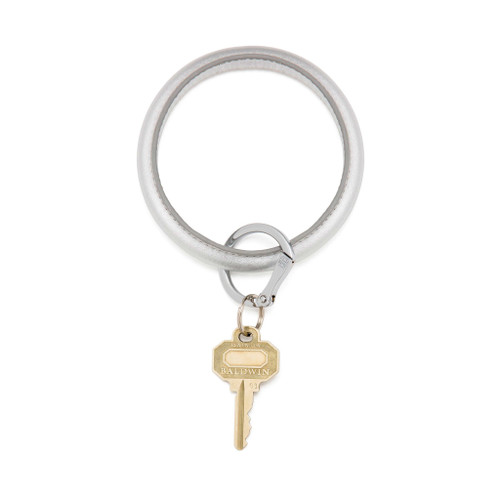 Quicksilver Big O Leather Key Ring