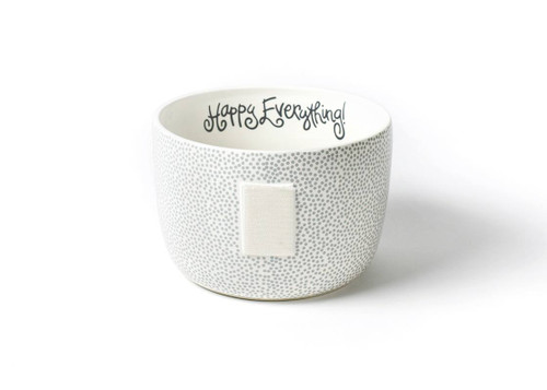 Stone Small Dot Happy Everything Big Bowl