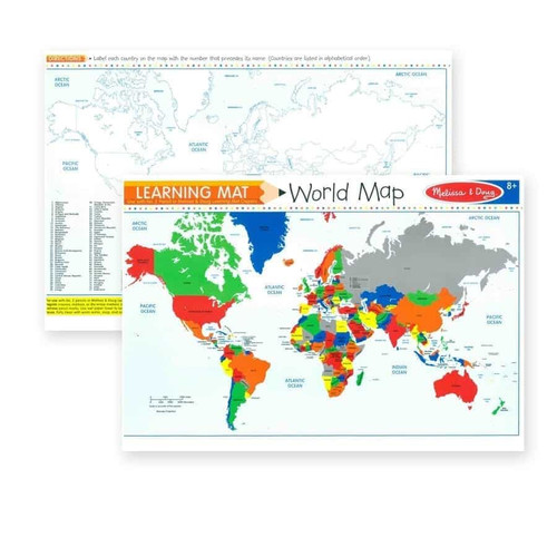 Countries Of The World Learning Mat