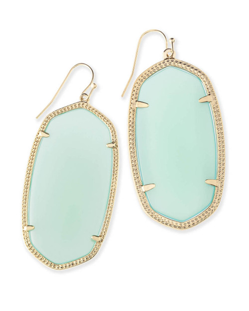 Danielle Earring Chalcedony with Gold