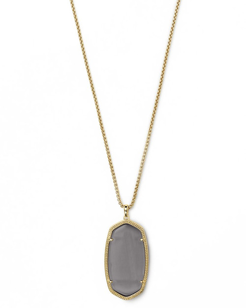 Reid Necklace Gold Slate