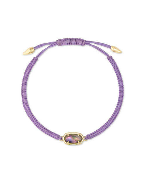 Grayson Friendship Bracelet Gold Lilac Abalone