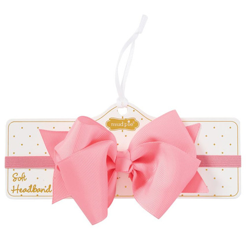 Light Pink Bow Soft Headband