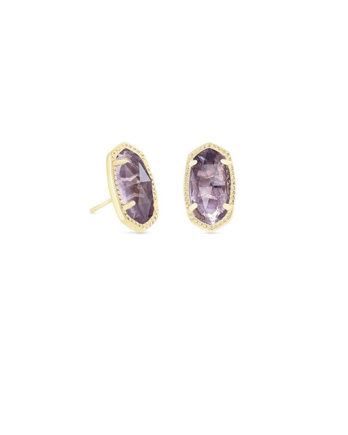 Ellie Earring Amethyst Birthstone February