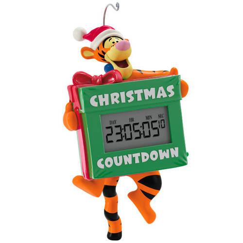 Tiggers Christmas Countdown Ornament