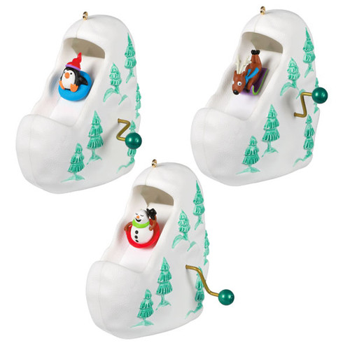 Sledding All the Way Ornament