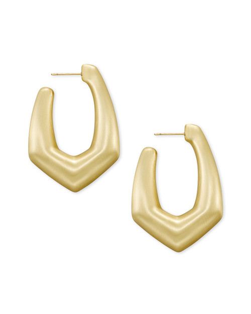 Kaia Hoop Gold Metal Earring