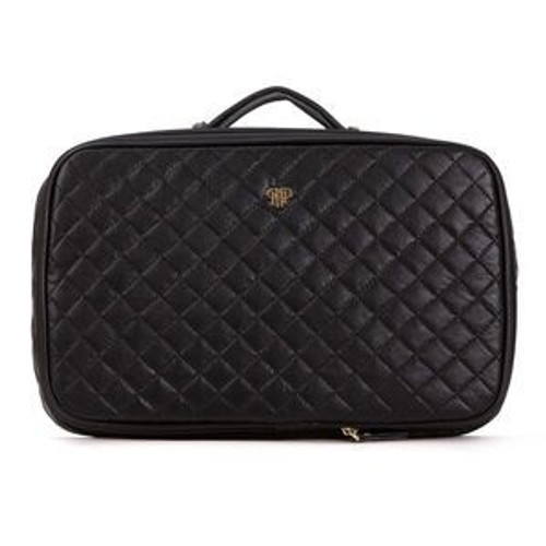 Black Quilted Amour Travel Case