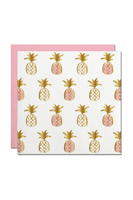 Pineapple Foil Napkins