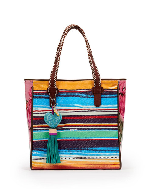 Classic Tote Deanna Canvas Stripe