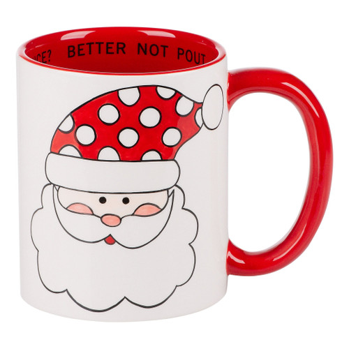 Santa Be Good Mug 12 oz