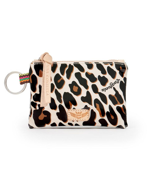 Mona Leopard Teeny Pouch