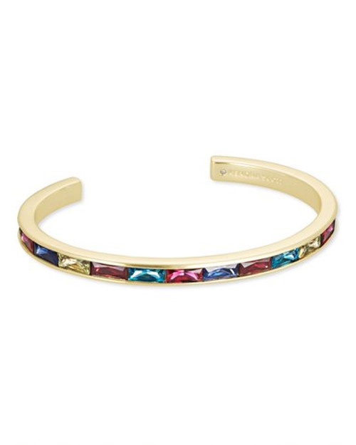 Jack Cuff Jewel Tone Bracelet