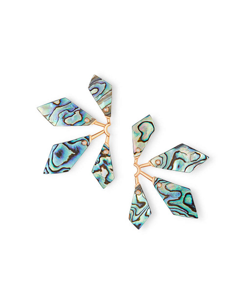 Malika Earring Rose Gold Abalone