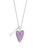 Ansley Long Silver Amethyst Necklace