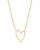 Ansley Gold Heart Necklace