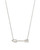 Zoey Silver Short Arrow Necklace