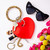 Silicone Red Heart Pouch