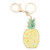 Confetti Pineapple Keychain