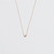 Gold P Necklace