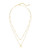 Gold Ari Heart Multi Strand Necklace
