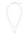 Rose Gold Ari Heart Multi Strand Necklace