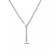 Bloom Large Silver Toggle Necklace