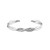 Bloom Silver Cuff Bracelet