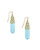 Natalie Drop Earrings Light Blue Magnesite