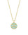 Natalie Pedant Necklace Gold Light Blue 