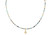 Sail Away 15" Choker Gold Cross Necklace