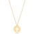 Blessed Small Gold Necklace 16"