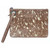 Bessie Wristlet Cowhide & Suede