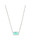 Elisa Necklace Silver Iridescent Mint Illusion