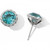 Iris Stud Earring Emerald