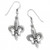 Ferrara Fleur De Lis French Wire Earring