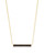 Jack Gold Black Short Necklace