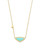 Margot Gold Matte Mint Necklace