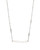 Eileen Silver White Pearl Necklace