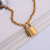 GoldLock Pendant Chain Necklace