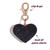 Alarm Heart Black Glitter