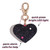 Alarm Heart Black Glitter