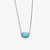 Silver Opal Pendant Necklace