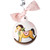 Pink Baby's 1st Rocking Horse Ornament