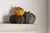 Small Shearling Fabric Pumpkin