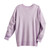 Astrid Lilac Ribbed Sweater