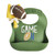 Football Silicone Bib And Rattle