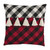 Square Tassel Check Pillow