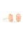 Emilie Stud Gold Rose Quartz