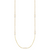 Gold Believer Long Cross Necklace